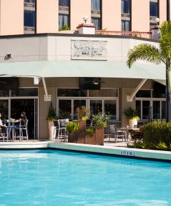 Enjoy beautiful views from Harry's Poolside Bar & Grill.